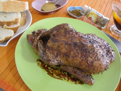 Cuisine marocaine : Assiette de canette au miel et au thym