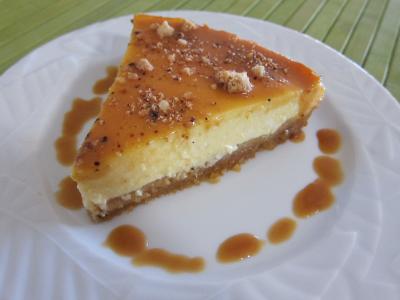 Recette Cheese cake au caramel