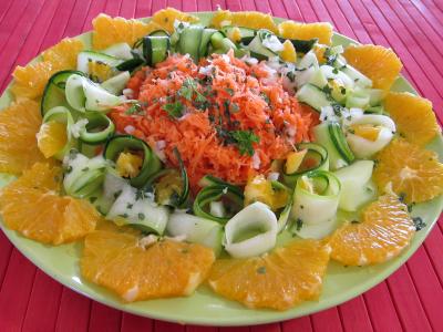 Recette Orange en salade à l'eau de fleur d'oranger