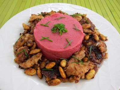 Abats : Assiette de ris de veau aux amandes