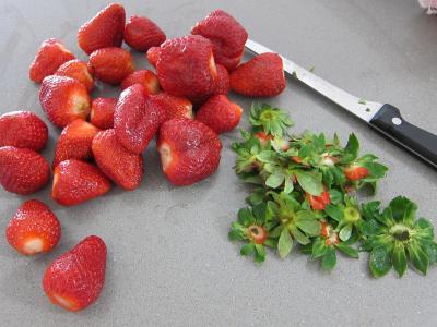 Blinis aux fraises et aux fruits - 3.4