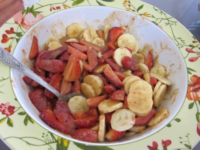 Blinis aux fraises et aux fruits - 5.4