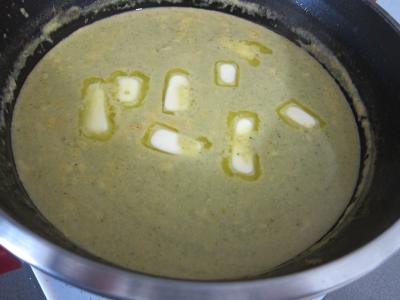 Gaspacho facile brocolis et petit pois