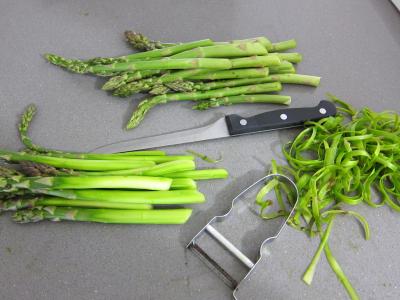 Asperges et magrets aux amandes et aux oranges - 1.2