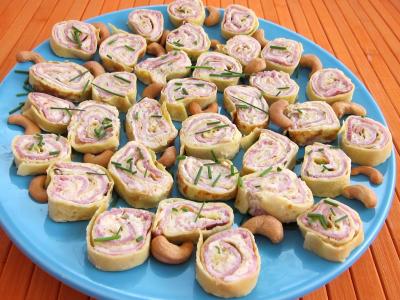 Recette Roulés au jambon, brousse et mascarpone