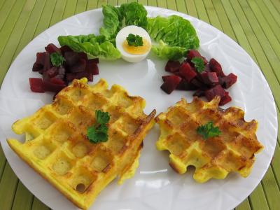 Image : recette Gaufres aux pommes de terre