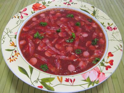 Recette Velouté de betterave facile au chorizo