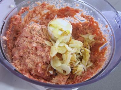 Tomates farcies chipolatas et merguez - 4.4