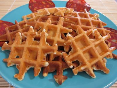 Recette Gaufrettes au chorizo