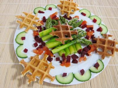 Gaufrettes au chorizo