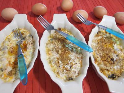 Recette Roussette en cassolettes aux cacahuètes