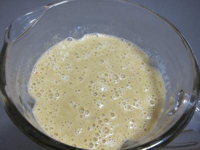 Mâche en velouté et sa gaufrette à la mozzarella - 8.2