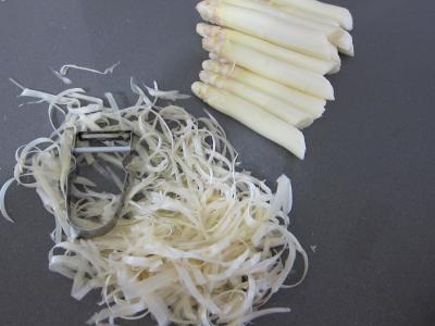 Coquelets au miel et aux pommes caramélisées et aux asperges - 1.4