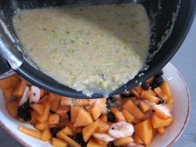 Mûres et melon en salade au sirop de noix de coco - 5.2