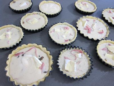 Tartelettes au brie et au jambon - 7.2