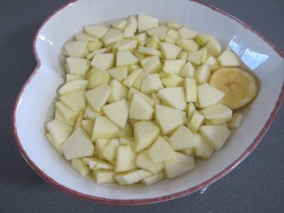Pudding aux cerises et aux pommes - 1.4