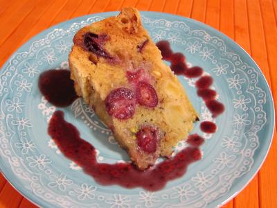 Pudding aux cerises et aux pommes - 7.3