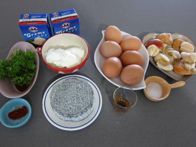 Ingrédients pour la recette : Cassolette de fromage Selles sur Cher