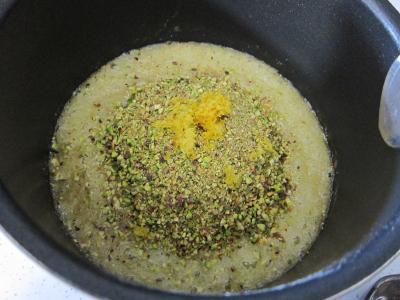 Pêches, bananes et pistaches au rhum - 3.3