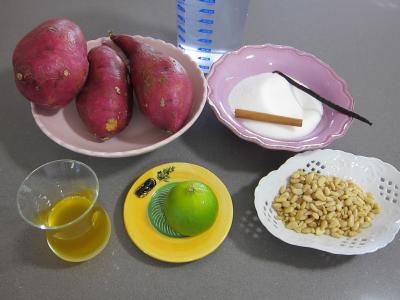 Ingrédients pour la recette : Patates douces au citron vert