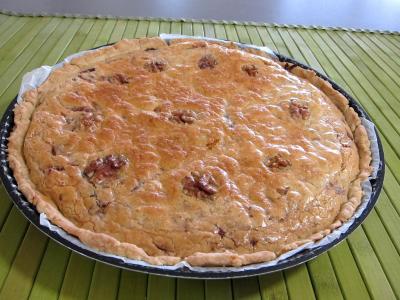Recette Tarte aux oignons et aux noix