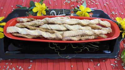 Les grands classiques : Plat de gressins aux graines de tournesol