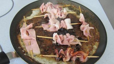 Mâche en salade et ses brochettes de jambon - 4.2