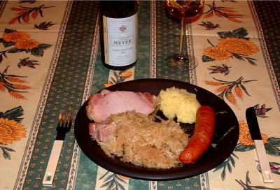 Image : Choucroute - un plat de choucroute