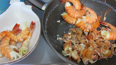 Encornets et gambas en salade - 4.3