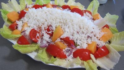 Encornets et gambas en salade - 8.2