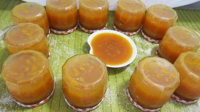 Recette Confiture d'abricots au parfum de noix de coco