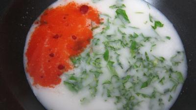 Soupe de poulet au lait d'amandes et de noix de coco - 6.1