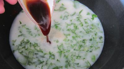 Soupe de poulet au lait d'amandes et de noix de coco - 7.1