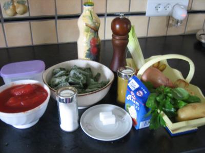 Ingrédients pour la recette : Crème d'épinards