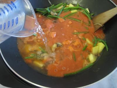 Crème de tomates et haricots verts - 10.1