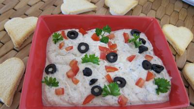 Recette Dip à la grecque et ses crudités