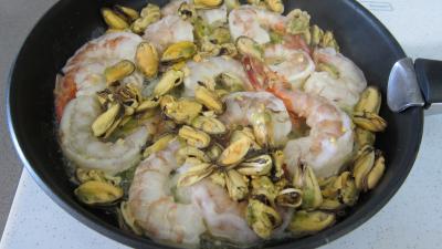 Riz pilaf aux gambas à l'orientale revisité - 2.4