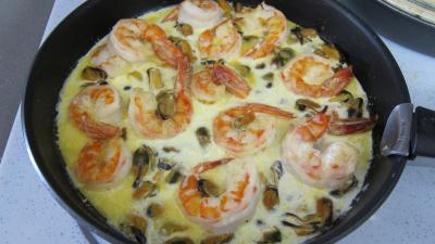 Riz pilaf aux gambas à l'orientale revisité - 3.2