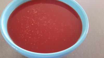Gâteau de semoule au coulis de framboises - 7.1
