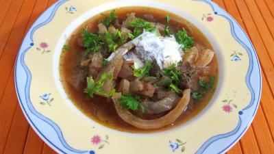 Soupes & potages : Assiette de bortsch russe